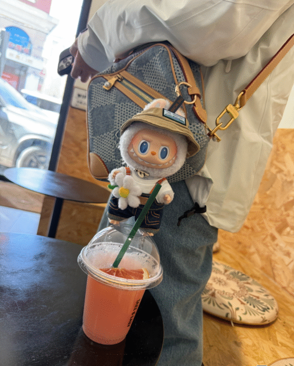 POP MART Labubu Spring Wild At Home PVC Keychain Doll Pendant - Image 3