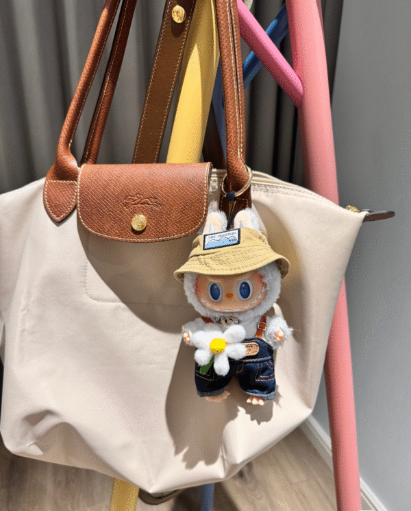 POP MART Labubu Spring Wild At Home PVC Keychain Doll Pendant - Image 5